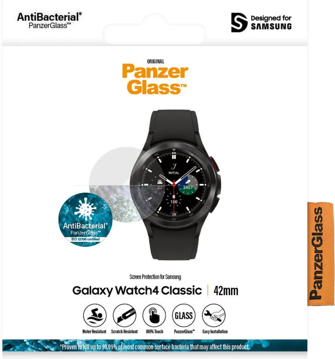 PanzerGlass Samsung Galaxy Watch4 Classic 42mm - Transparant - afbeelding 6 van 6