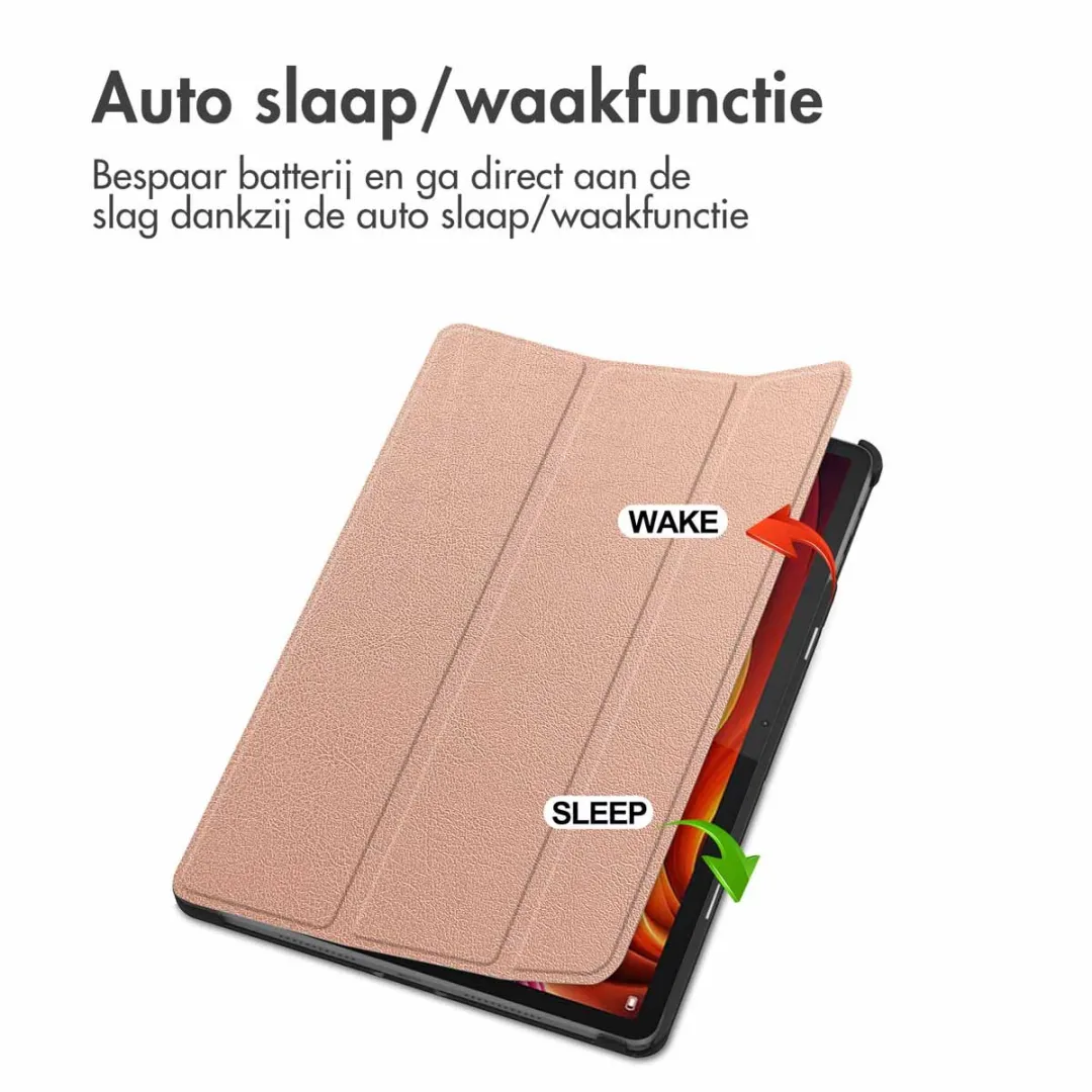 imoshion Tablethoes Lenovo Tab K11 Plus SH00085509 - Trifold Bookcase - Rosé goud