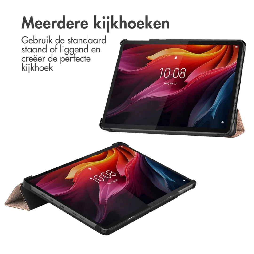 imoshion Tablethoes Lenovo Tab K11 Plus SH00085509 - Trifold Bookcase - Rosé goud