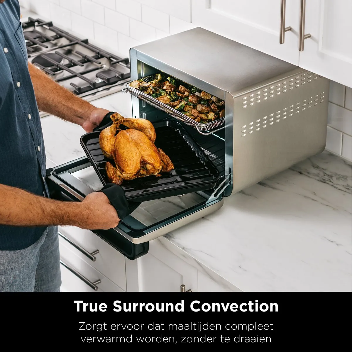 Ninja DT200EU Vrijstaande Oven - 29L - 2400W - Zilver