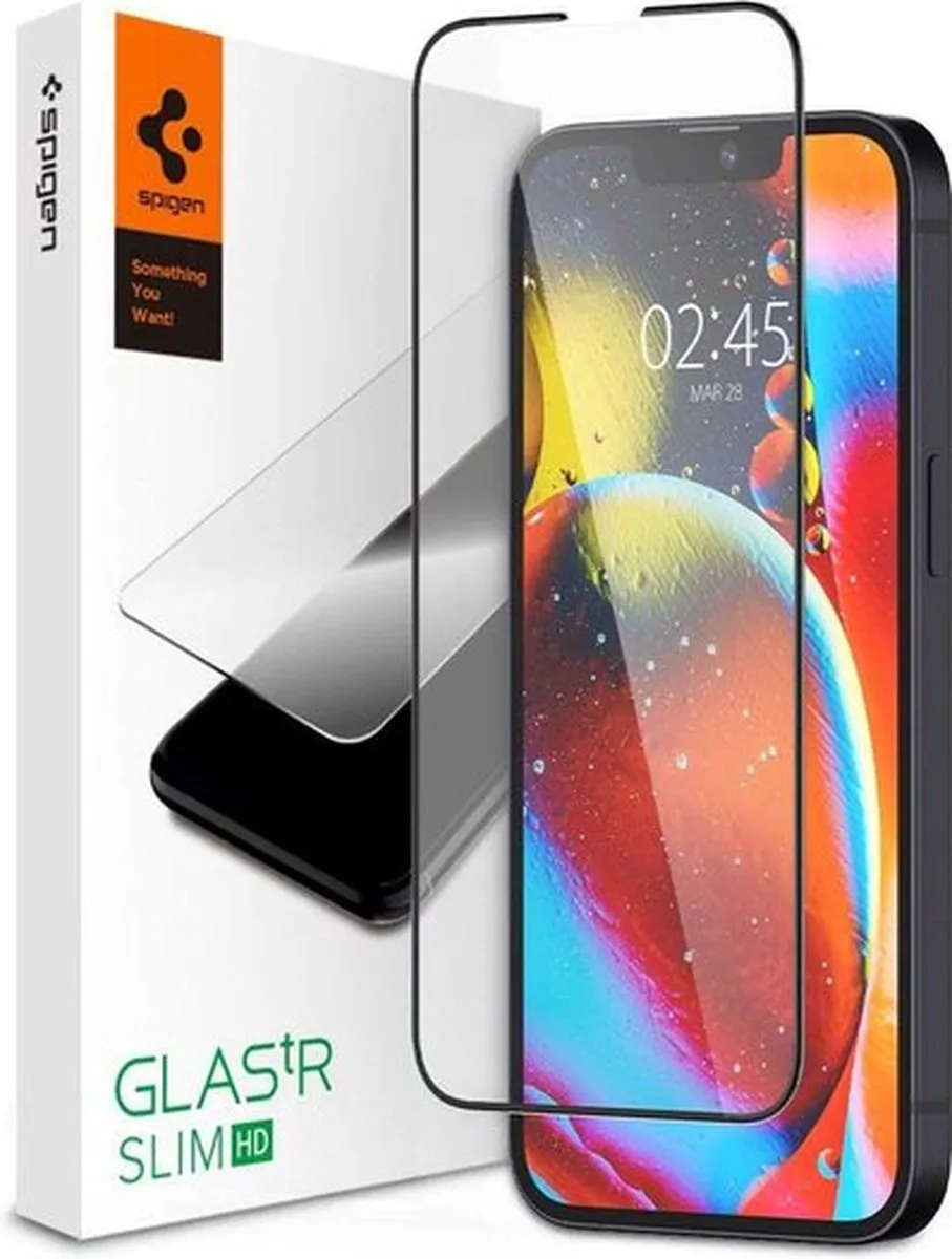 Spigen Full Cover Glas Beschermer iPhone 14