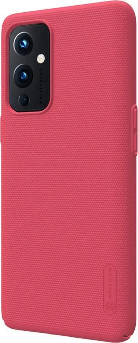 Nillkin Super Frosted Shield Hoesje OnePlus 9 - Rood - ONP9-07