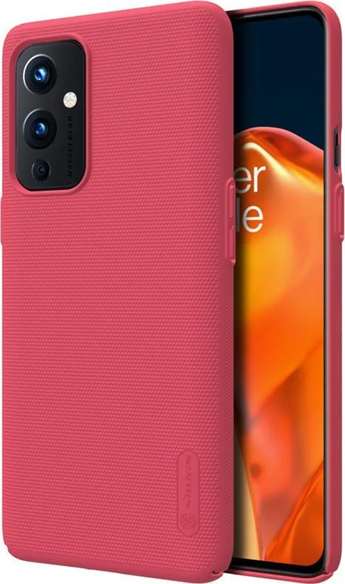 Nillkin Super Frosted Shield Hoesje OnePlus 9 - Rood - ONP9-07