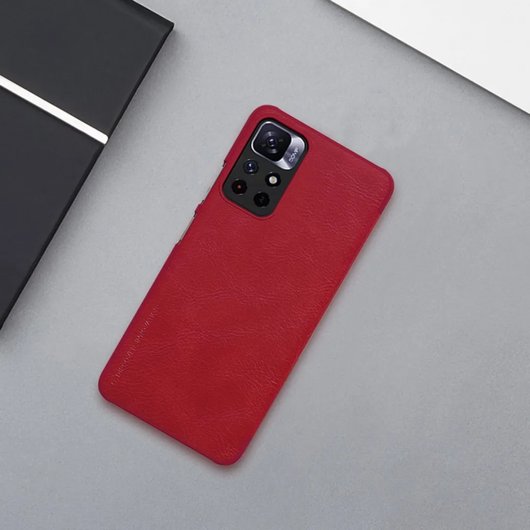 Nillkin Qin Book Case Xiaomi Redmi Note 11T - Rood - afbeelding 4 van 4
