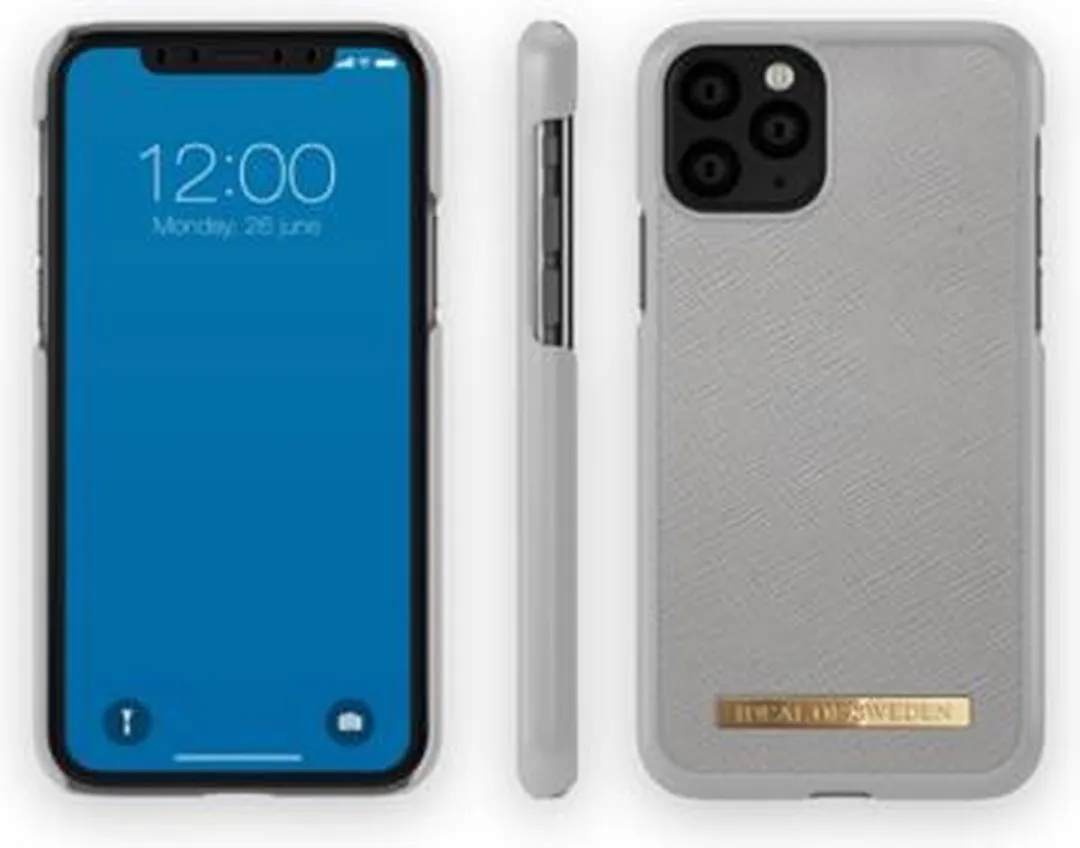 iDeal of Sweden Fashion Case Saffiano iPhone 11 Pro/XS/X - Grijs - afbeelding 5 van 6