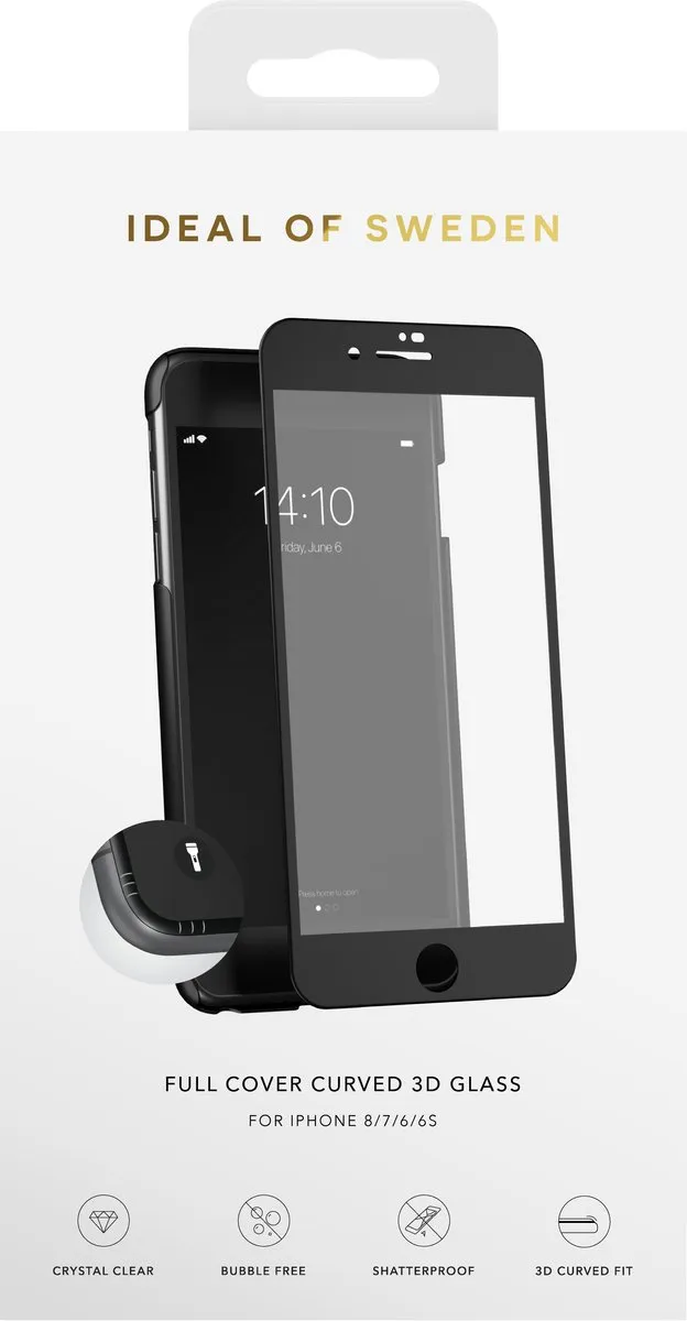 iDeal of Sweden Ideal Full Coverage Glas iPhone 8/7/6/6s