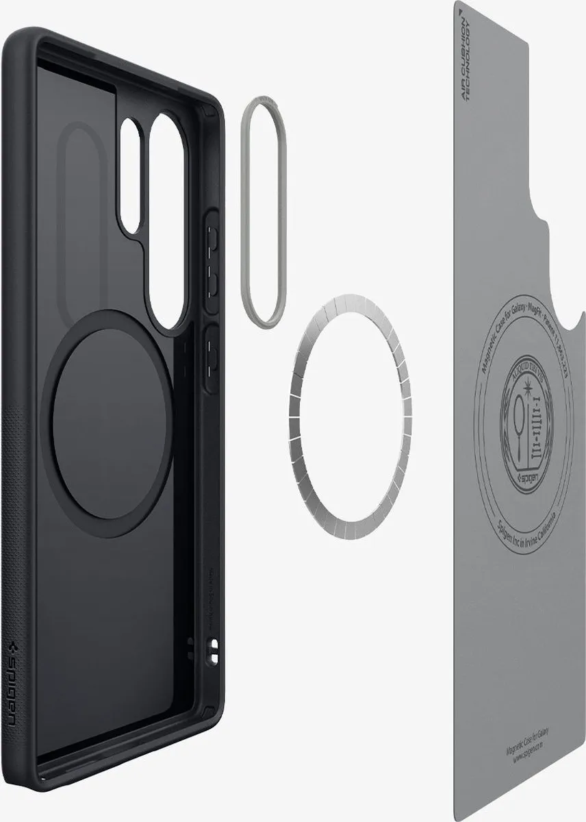 Spigen Nano Pop MagFit Hoesje S25 Ultra - MagSafe/Qi2 - Transparent - afbeelding 6 van 6