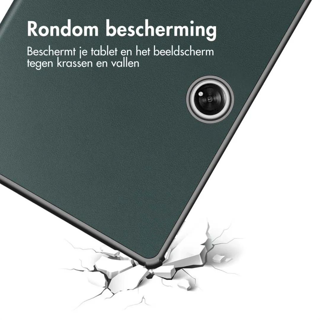 Imoshion SH00058549 Tablethoes - OnePlus Pad 11.6" - Trifold Bookcase - Donkergroen