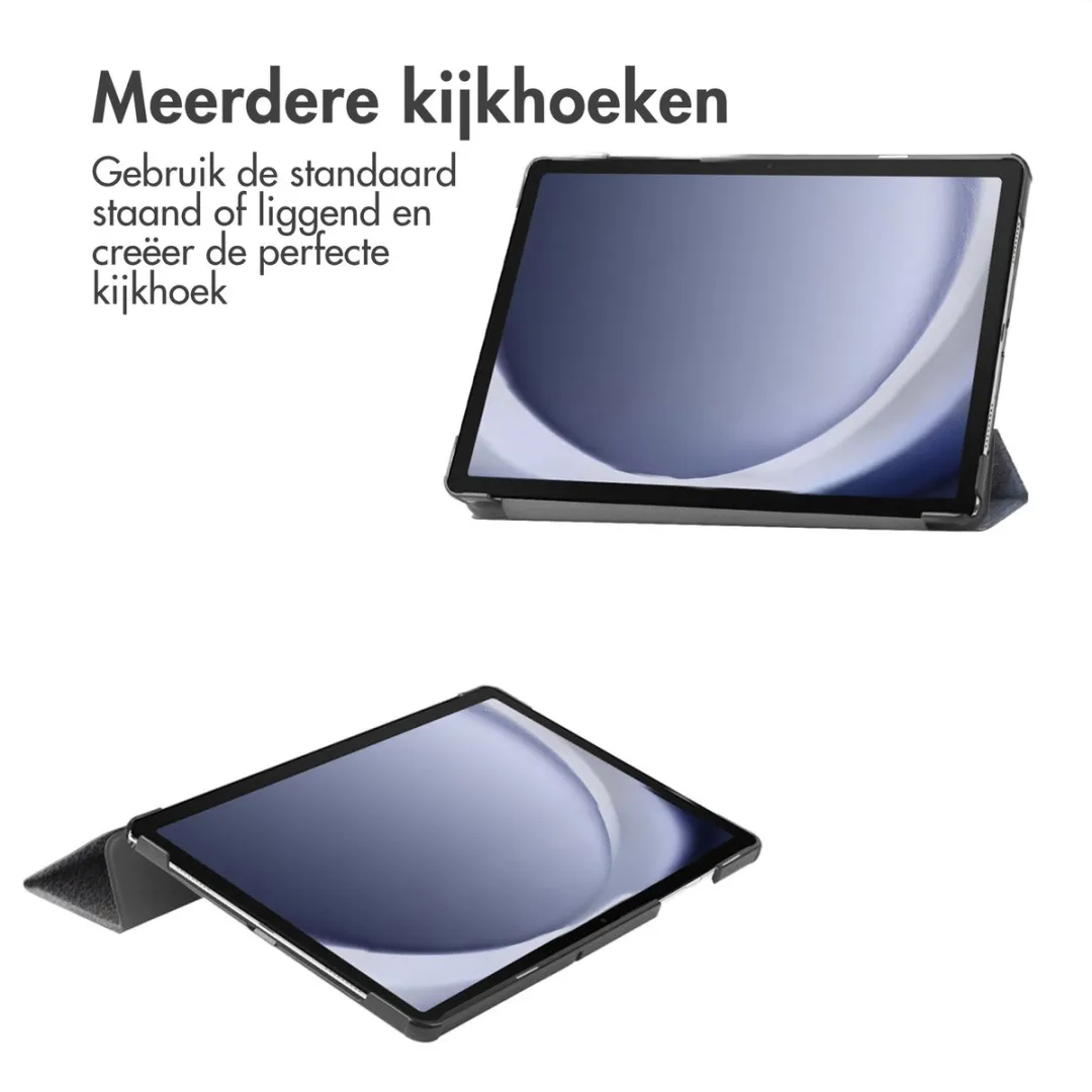 Imoshion SH00066626 Tablethoes - Samsung Galaxy Tab A9 Plus 11" - Trifold Black Marble