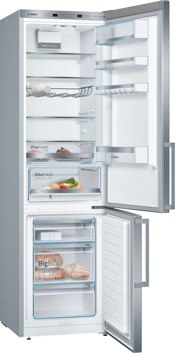 Bosch KGE398IBP Koel-vriescombinatie 347L - RVS - Energielabel B - afbeelding 6 van 6