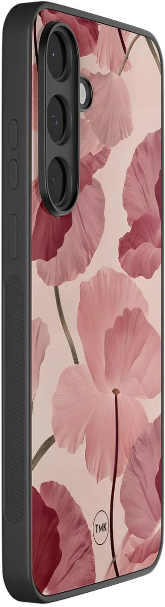 Casevibes Samsung Galaxy S25 FE Hoesje - Roze Vintage Blossom