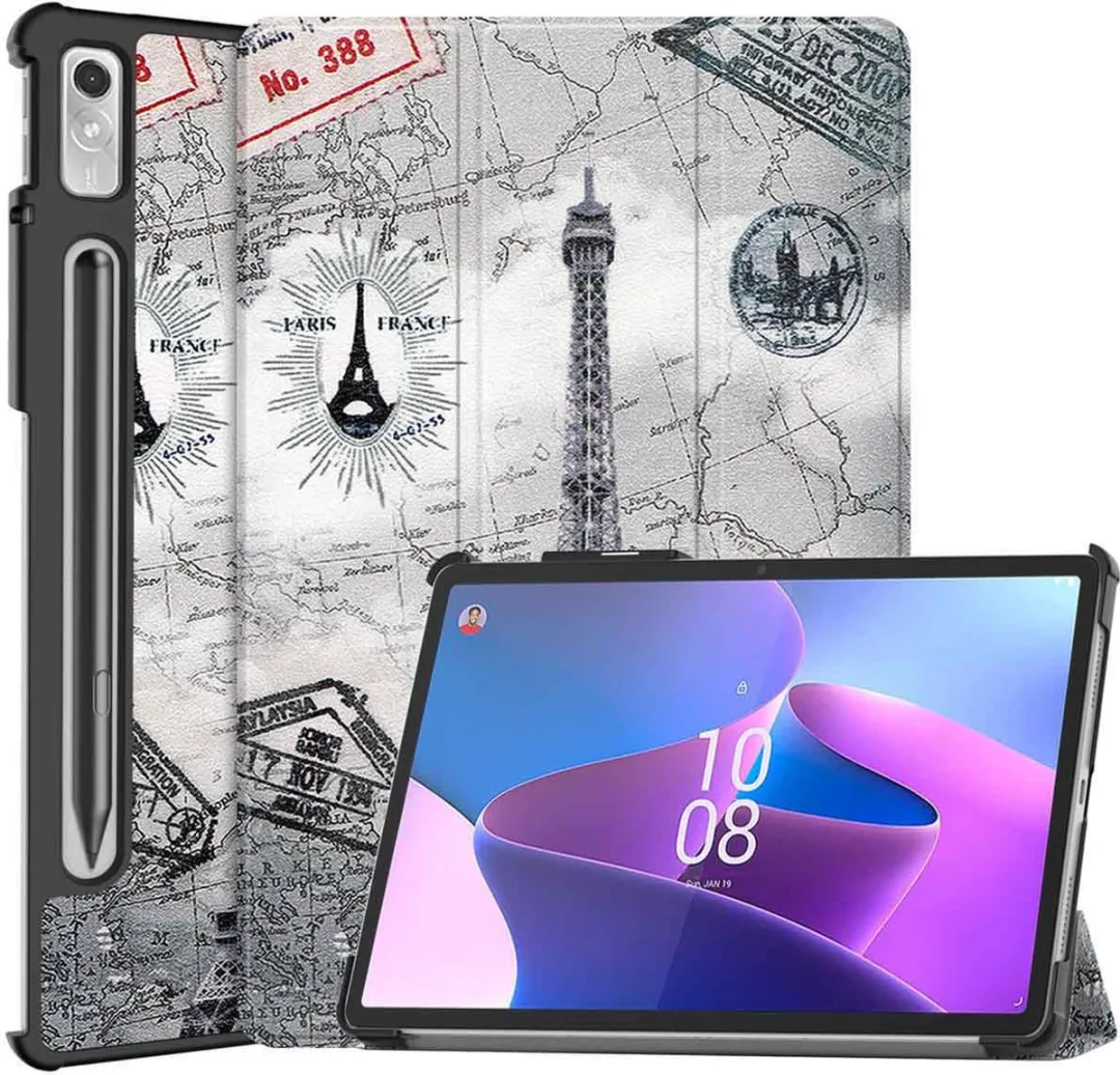 Imoshion Tablethoes Pr051 Trifold - Lenovo Tab P11 Pro (2e gen) - 11.2" - Parijs