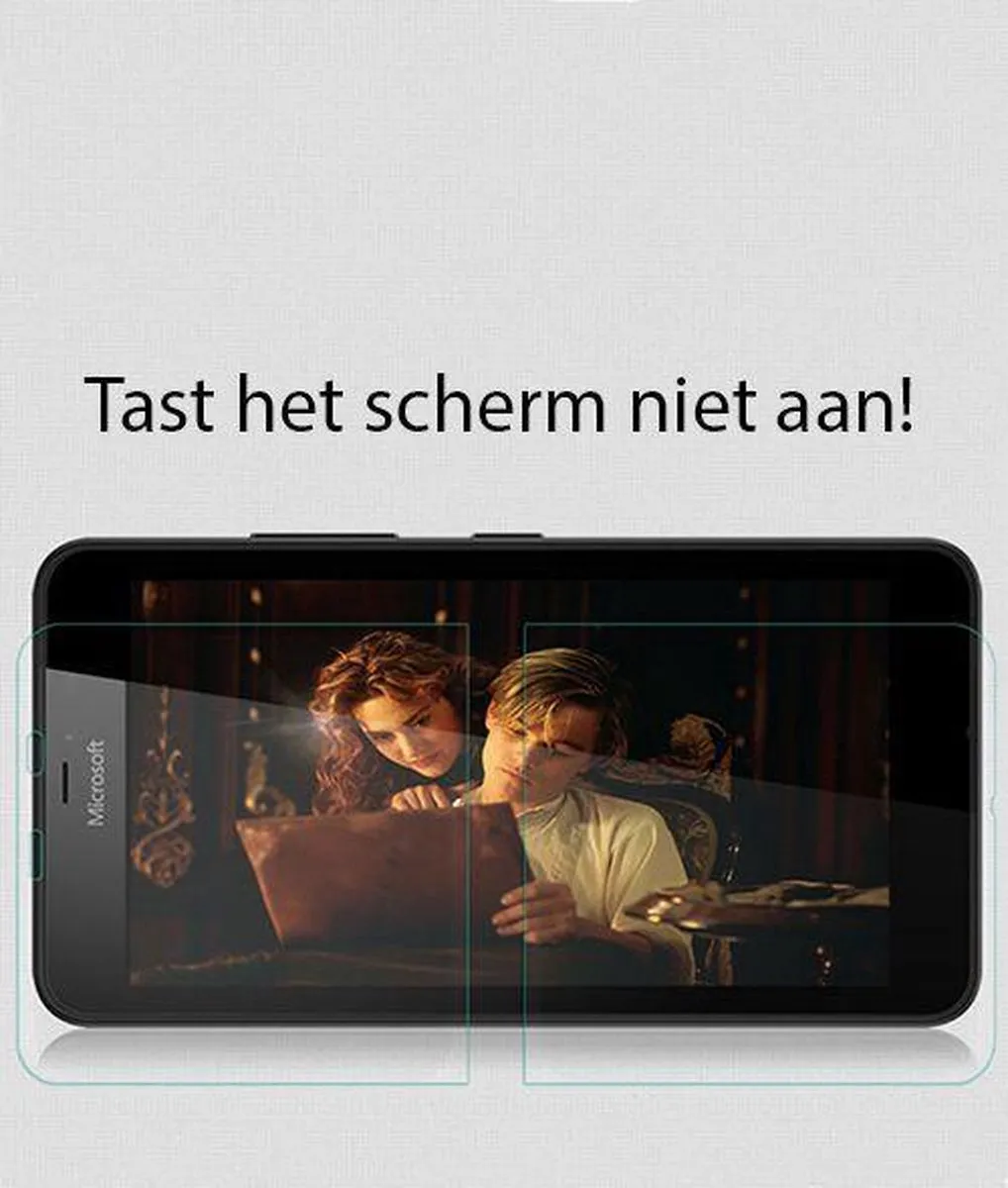 Nillkin Screenprotector Tempered Glass Microsoft Lumia 640 XL - 9H Nano - afbeelding 3 van 4