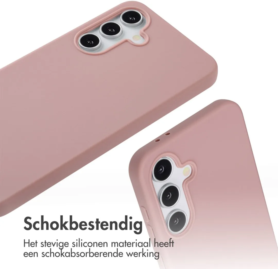 imoshiion Hoesje Samsung Galaxy A36 - Siliconen - Sand Pink - afbeelding 6 van 6