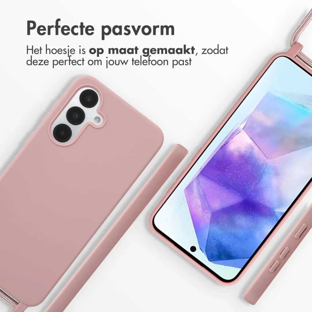 imoshiion Hoesje Samsung Galaxy A36 - Siliconen - Sand Pink