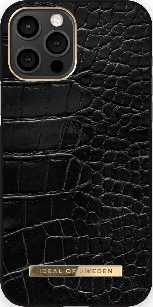 iDeal of Sweden Atelier Case iPhone 12 Pro Max Neo Noir Croco