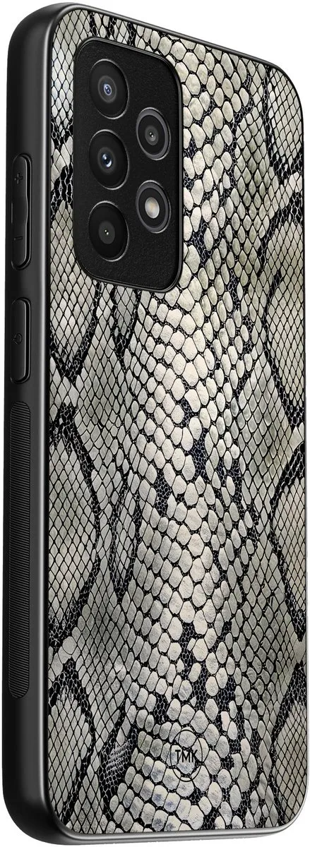 Casevibes Samsung Galaxy A53 Hoesje - Snake Print - Multi