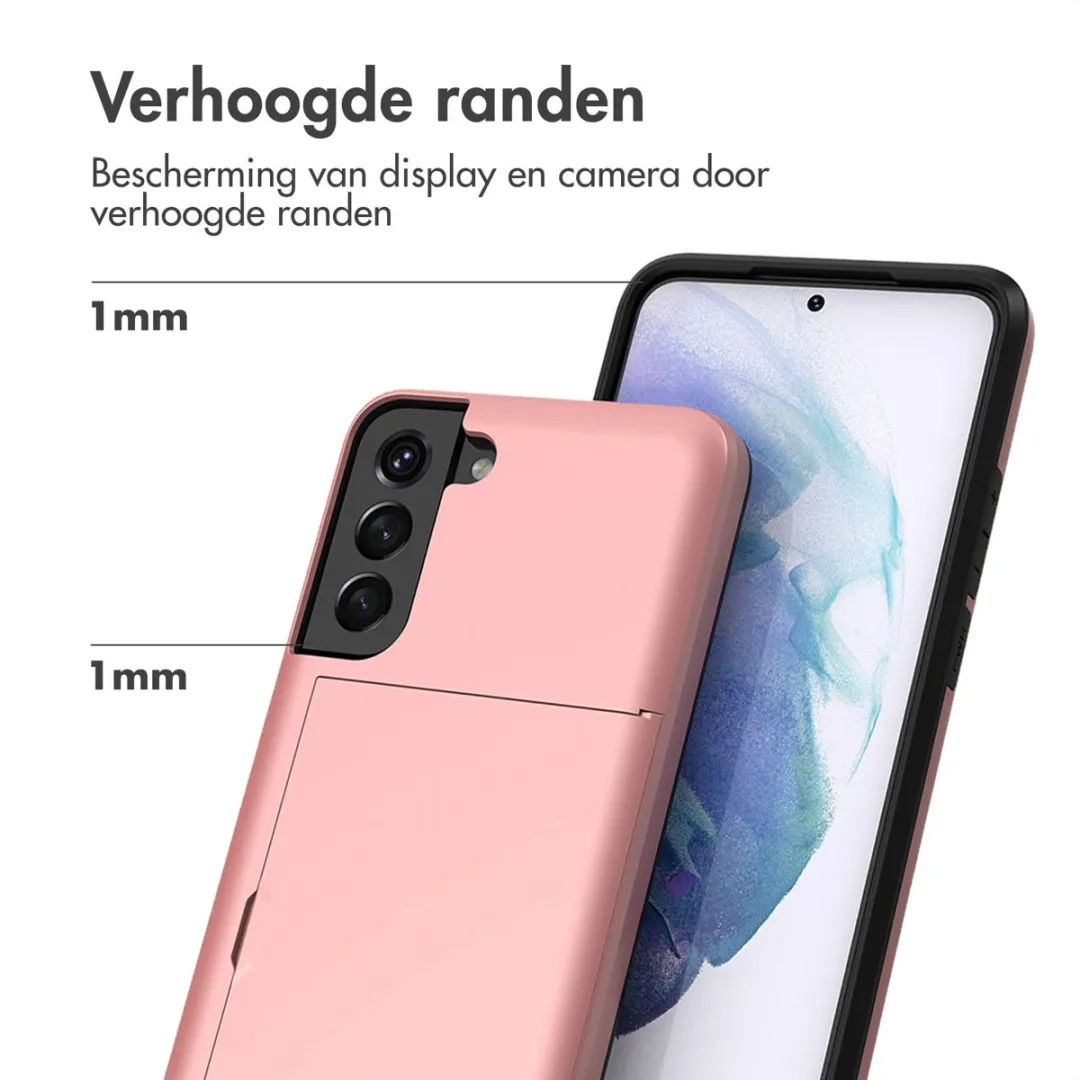 Imoshion Hoesje Samsung Galaxy S21 - Rosé Goud - 2 Pasjes
