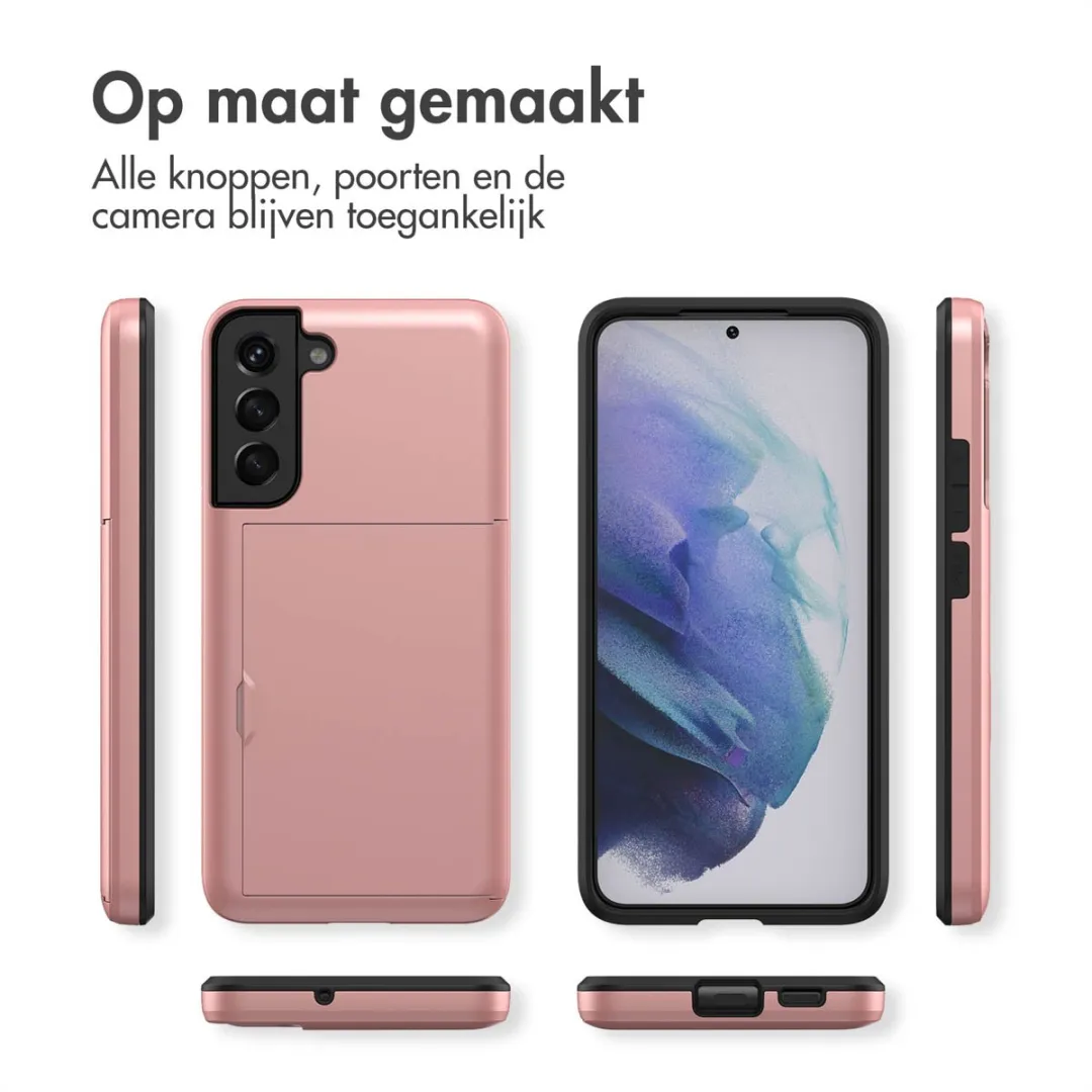 Imoshion Hoesje Samsung Galaxy S21 - Rosé Goud - 2 Pasjes