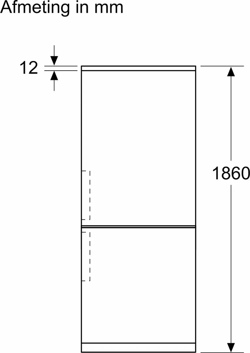 Bosch KGN36VXCT Serie 4 Vrijstaande Koel-Vriescombinatie - 321L - Zwart