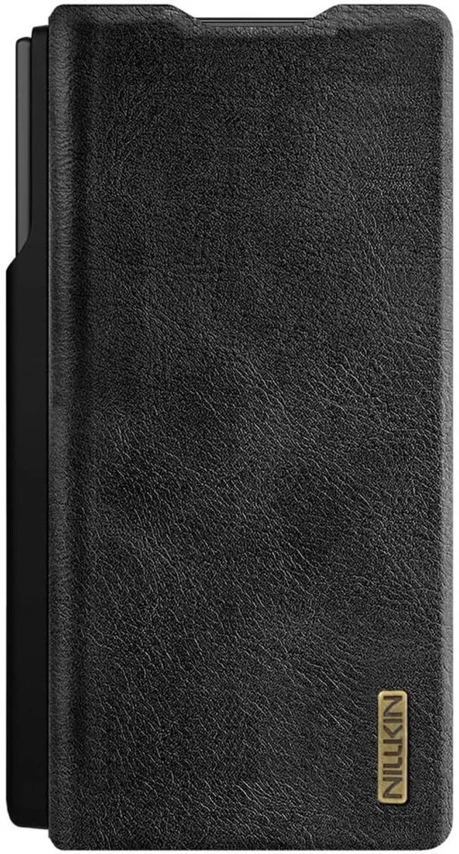 Nillkin Qin Pro Hoesje Zwart - Galaxy Z Fold 7 - 1 Pasje