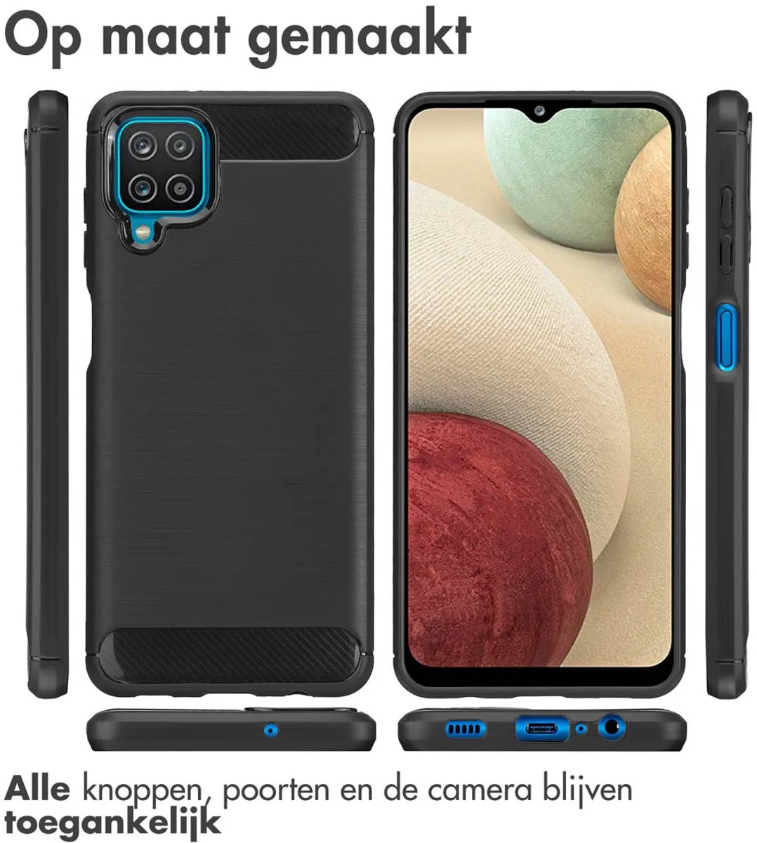Imoshion Hoesje Samsung Galaxy A12 - Zwart