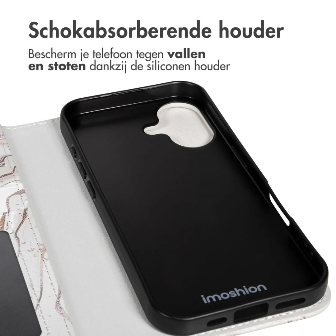 Imoshion iPhone 17 Hoesje Sandy Marble - 3 Pasjes