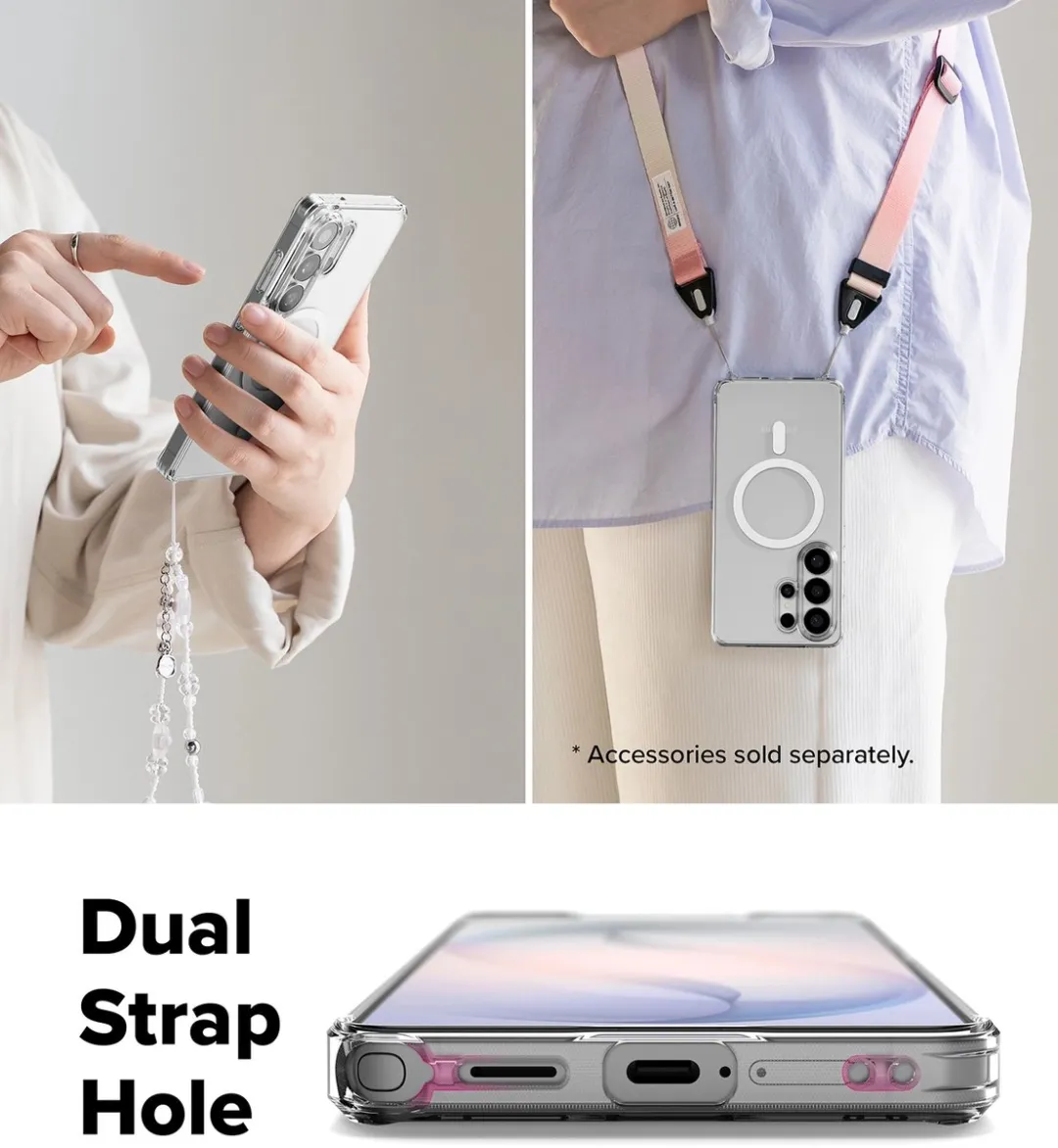 Ringke Fusion Magnetic Hoesje Samsung Galaxy S26 Ultra - Transparant