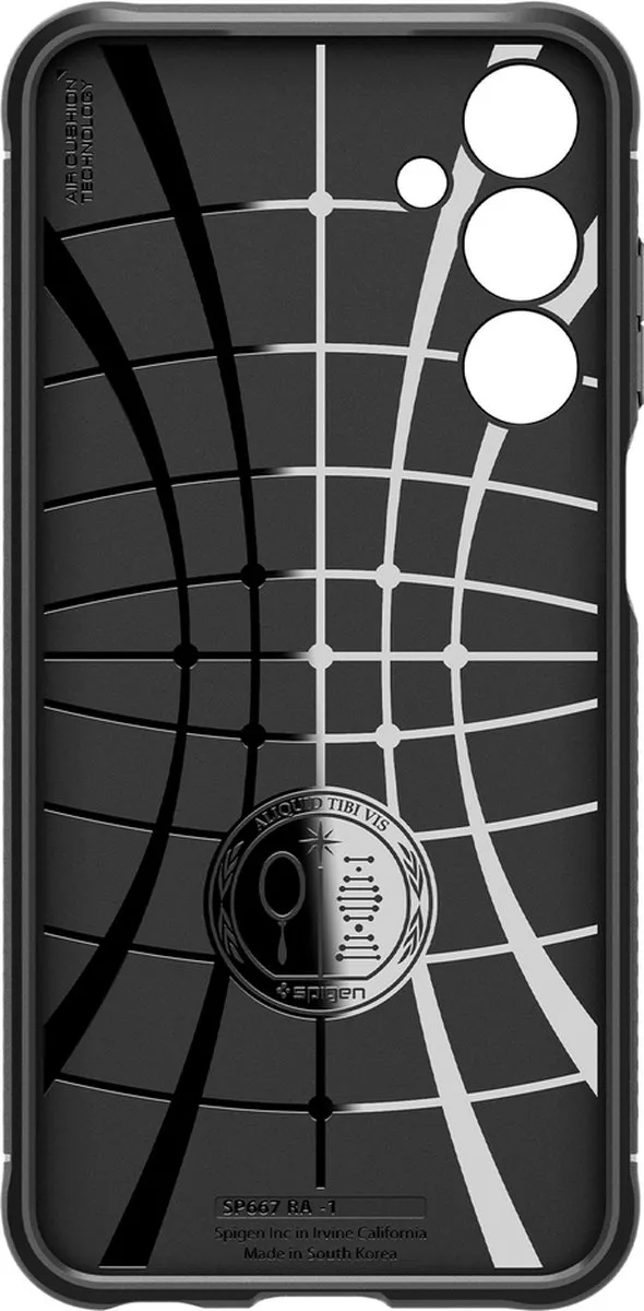 Spigen Rugged Armor Hoesje 8809971221382 - Samsung Galaxy A25 - Zwart