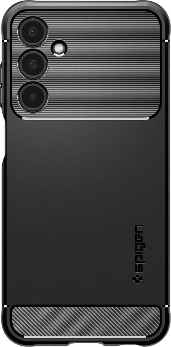 Spigen Rugged Armor Hoesje 8809971221382 - Samsung Galaxy A25 - Zwart