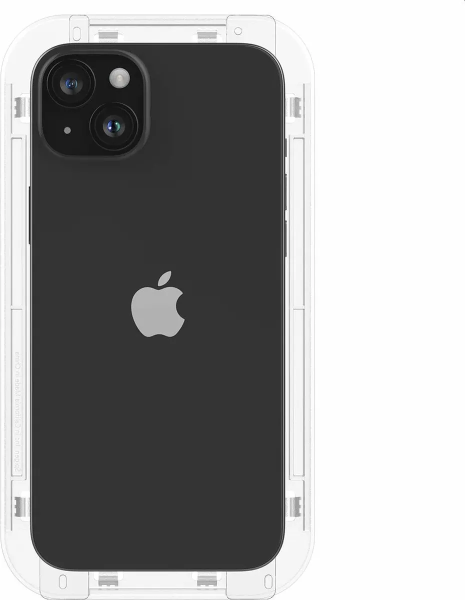 Spigen iPhone 15 Plus Glasbeschermer AGL06883 - 2 Stuks