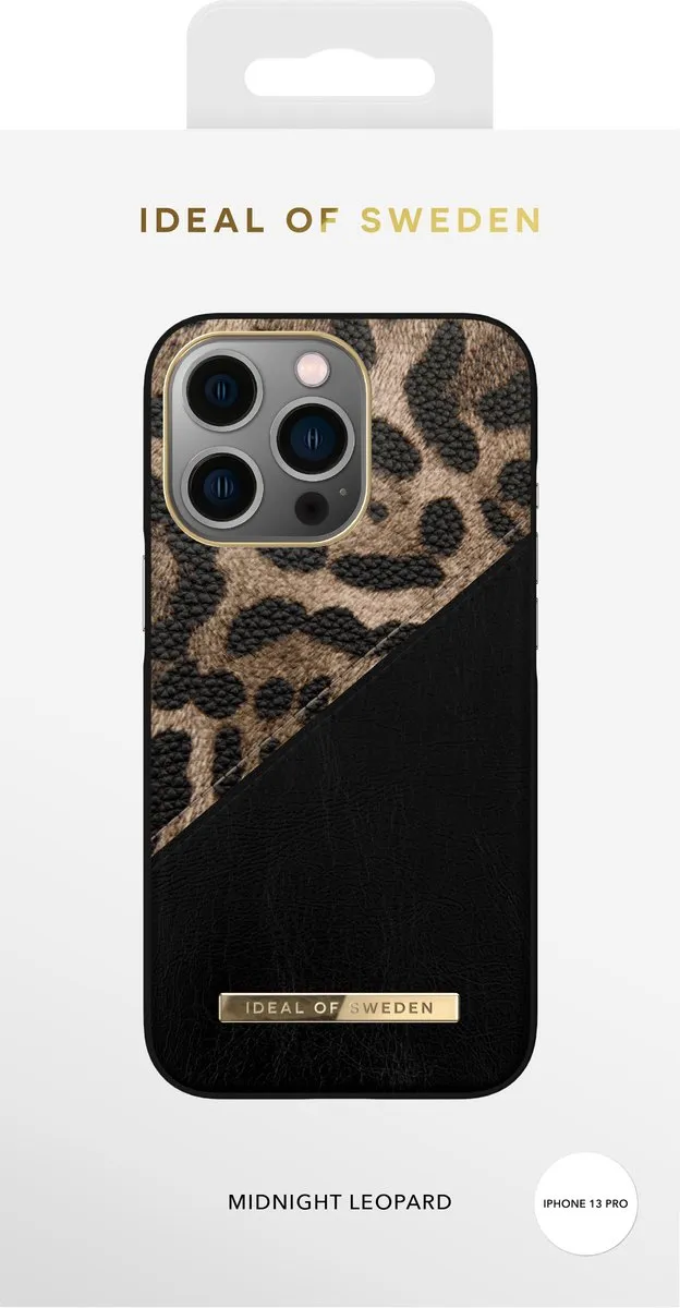 iDeal of Sweden iPhone 13 Pro Fashion Case Midnight Leopard - afbeelding 5 van 5