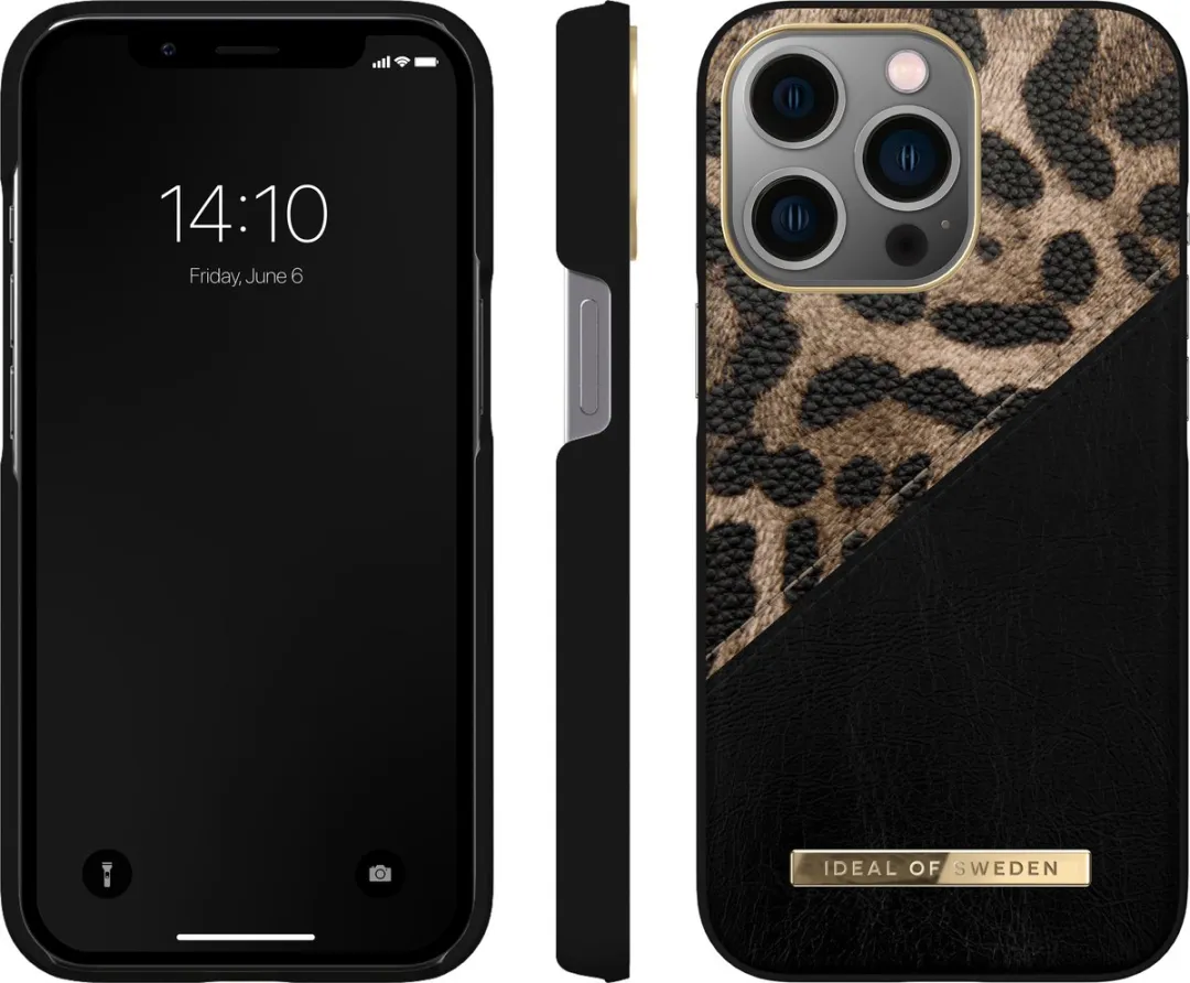 iDeal of Sweden iPhone 13 Pro Fashion Case Midnight Leopard - afbeelding 3 van 5