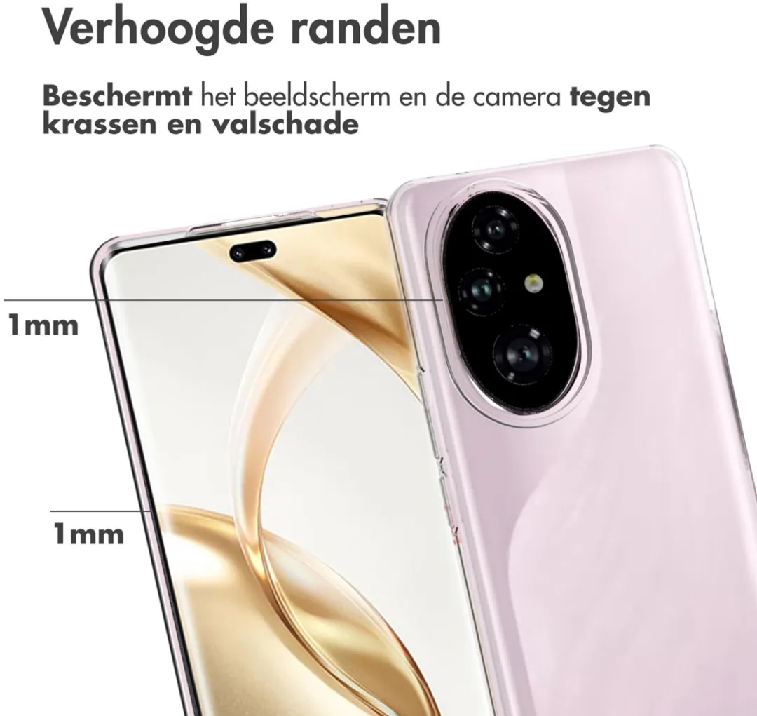 Accezz Hoesje Honor 200 Pro - Transparant