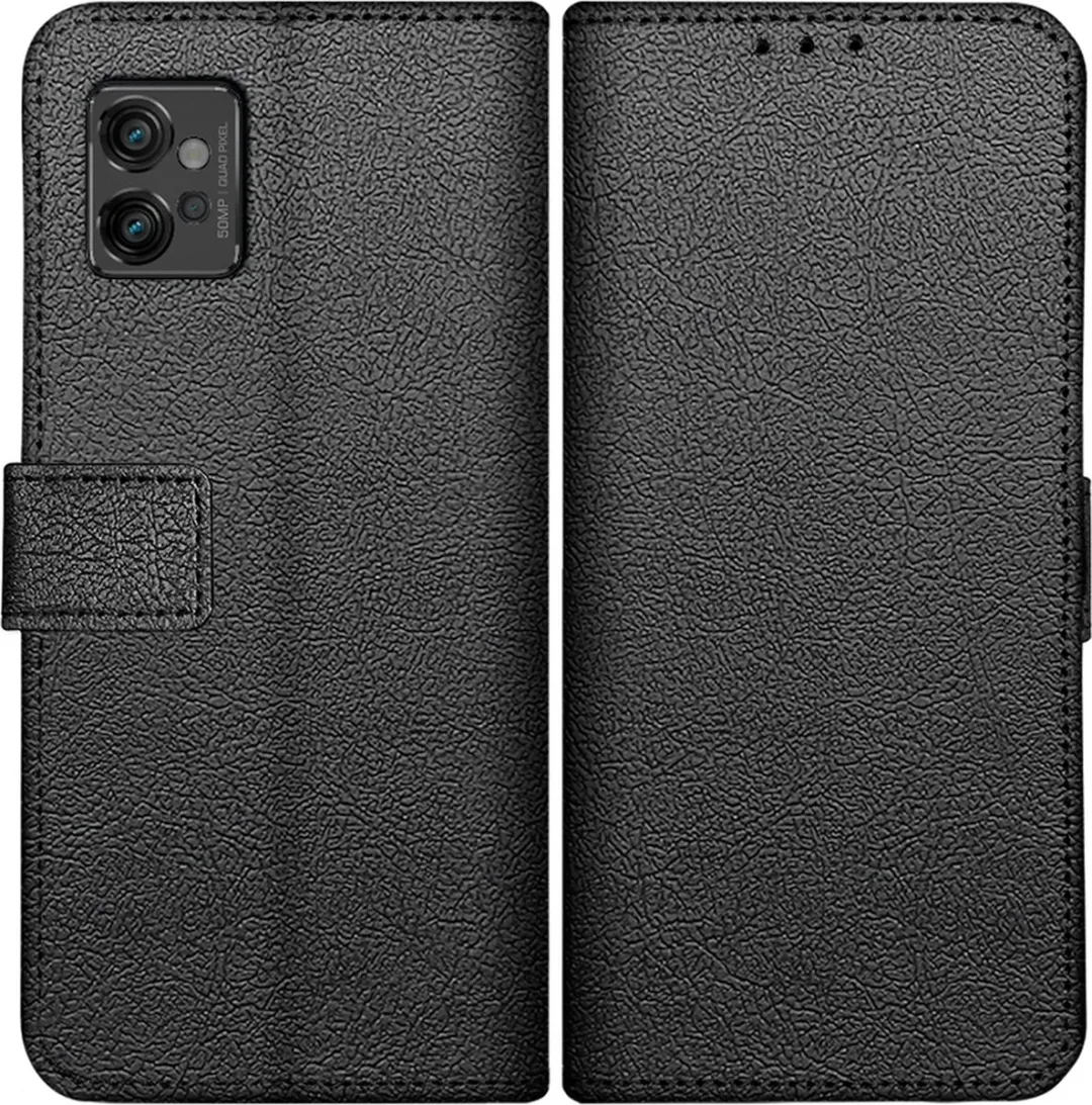 Just in Case Cazy Bookcase Classic Moto G32 Hoesje