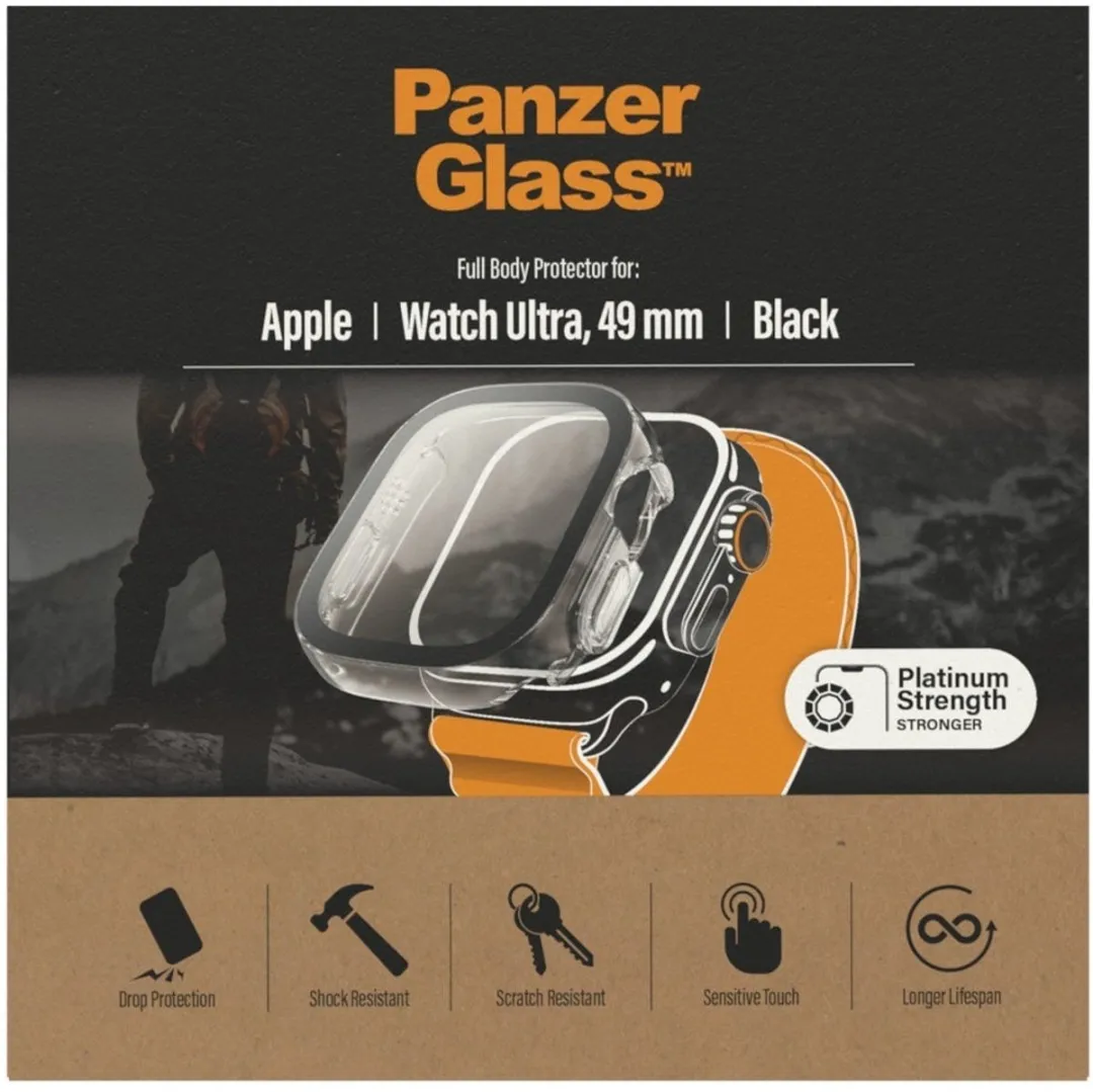 PanzerGlass Full Body Case Apple Watch Ultra 49mm - Zwart
