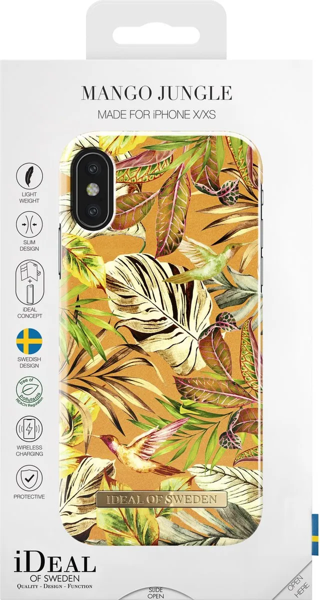 iDeal of Sweden iPhone X Backcover - Mango Jungle IDFCSS19-IXS-116 - afbeelding 4 van 6