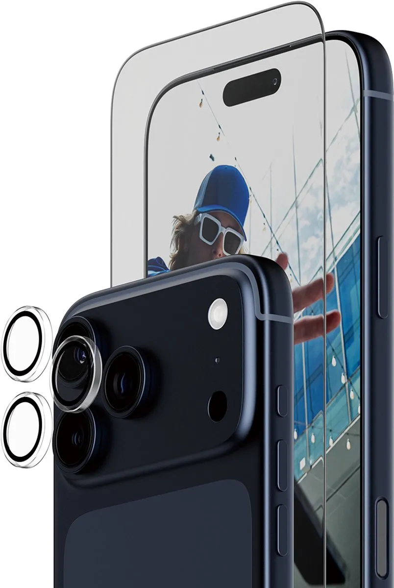 PanzerGlass iPhone 17 Pro Max 2-in-1 Bundle - Scherm- en lensbeschermer