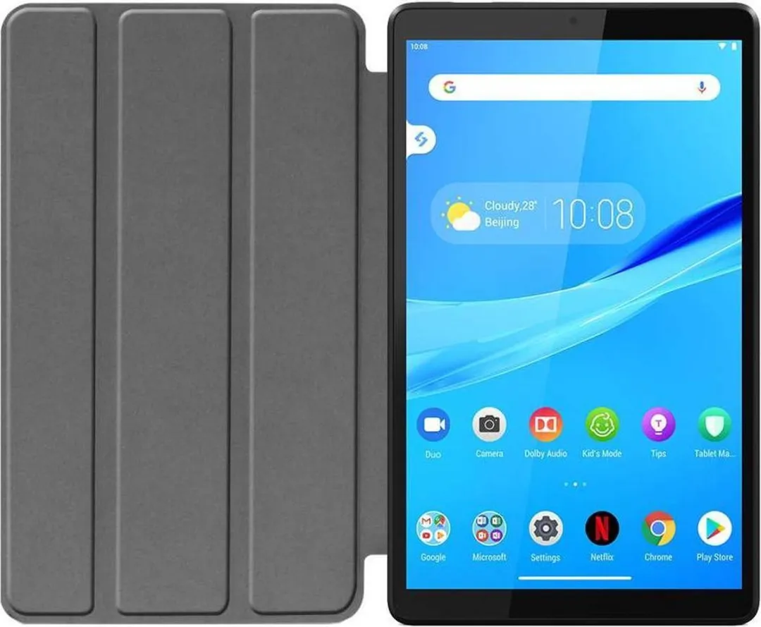 Just in Case Lenovo Tab M7 Smart Tri-Fold Case - Rood