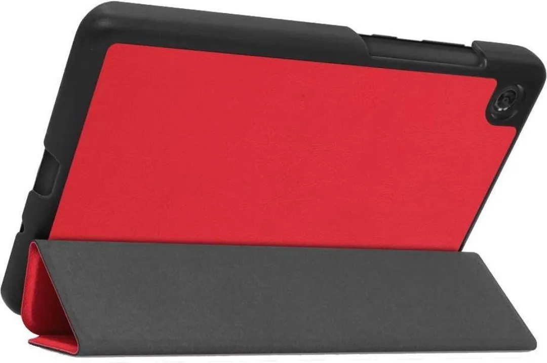 Just in Case Lenovo Tab M7 Smart Tri-Fold Case - Rood