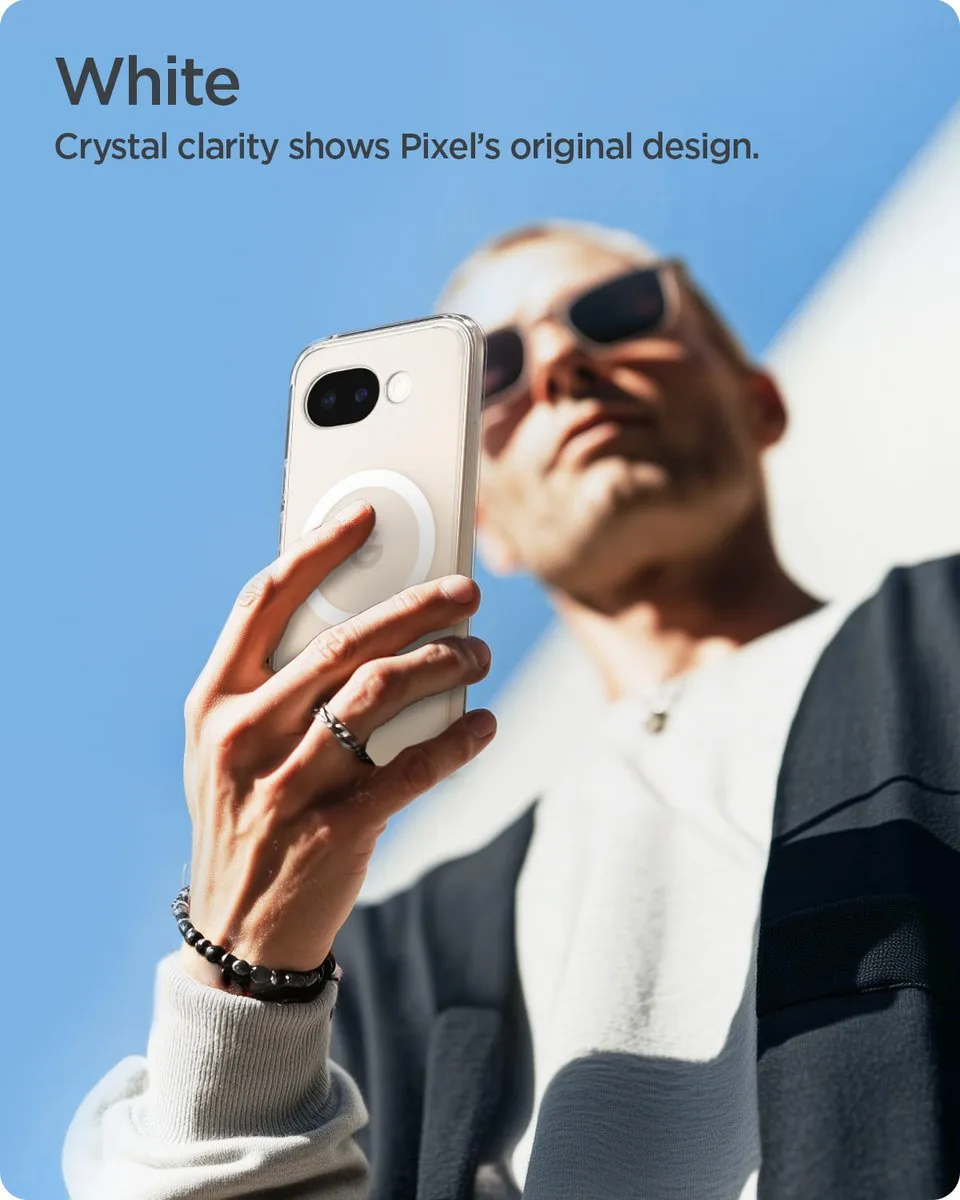 Spigen Ultra Hybrid Backcover Google Pixel 10a - Transparant/Wit - 8800337244090