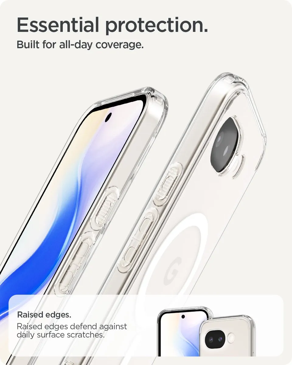 Spigen Ultra Hybrid Backcover Google Pixel 10a - Transparant/Wit - 8800337244090