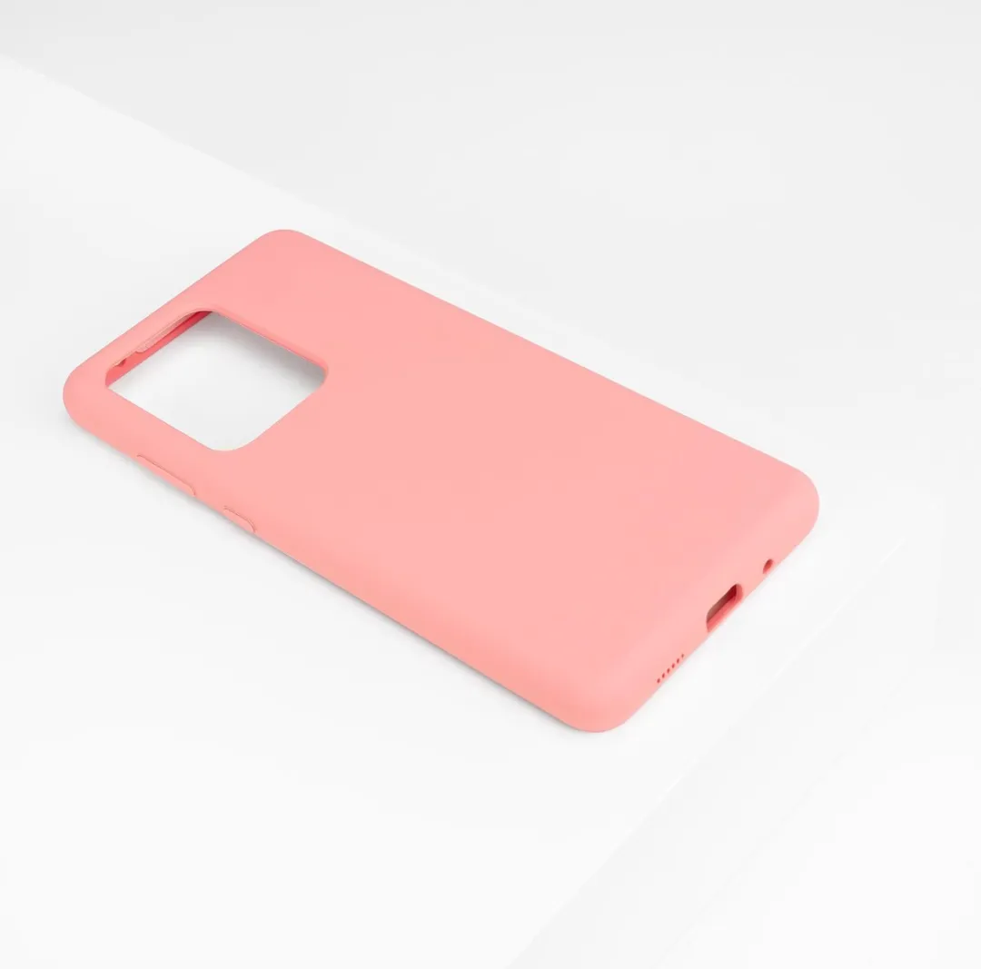 BMAX Siliconen Hoesje Samsung Galaxy S20 Ultra - Peach