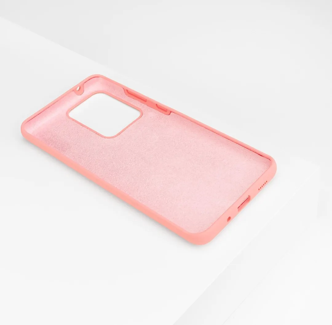 BMAX Siliconen Hoesje Samsung Galaxy S20 Ultra - Peach