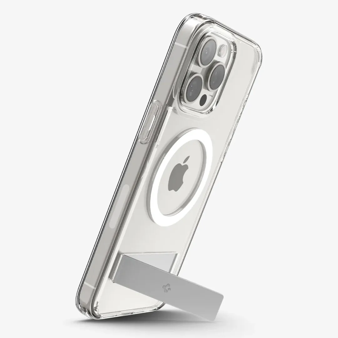 Spigen Ultra Hybrid S MagFit Hoesje iPhone 15 Pro ACS06722 - Transparant