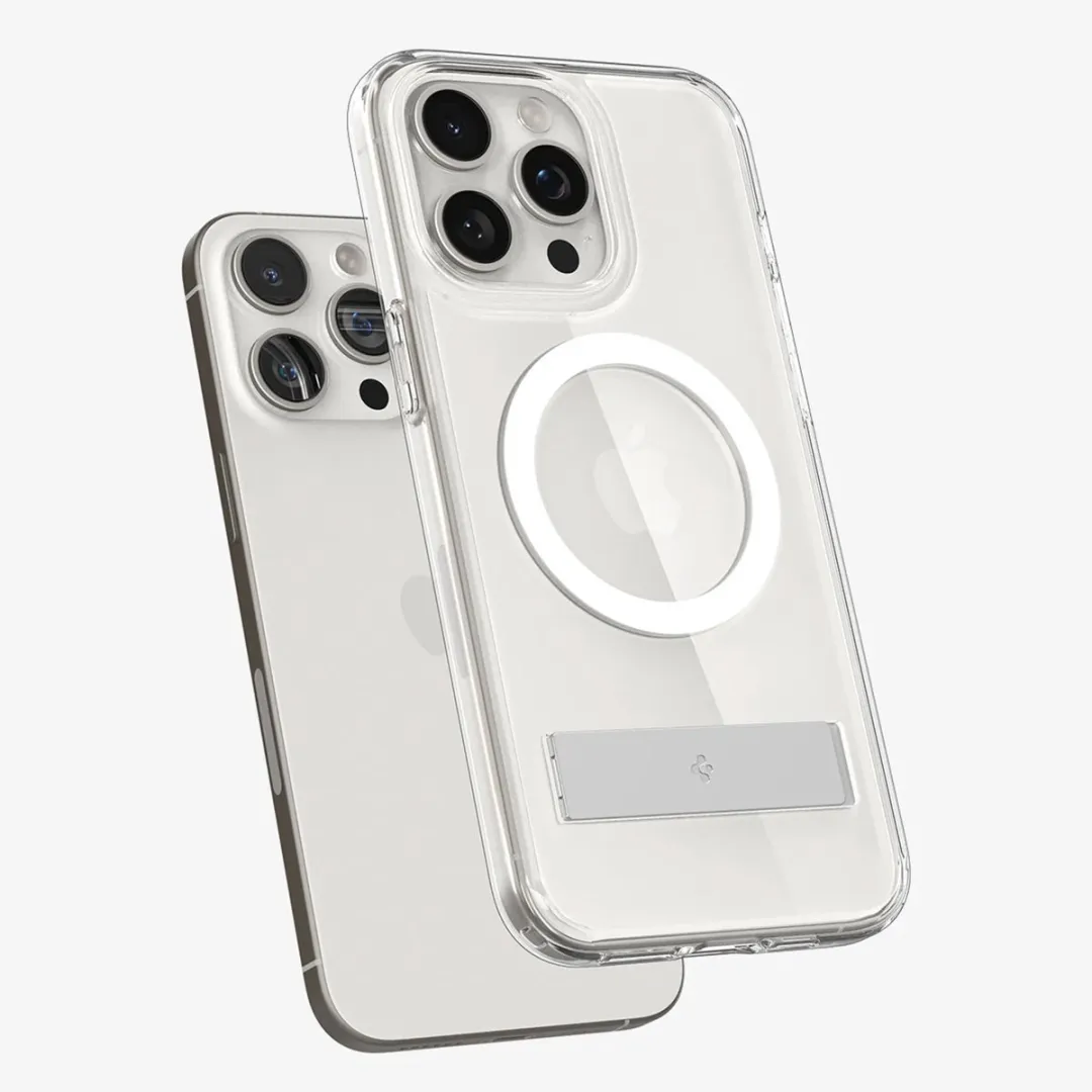 Spigen Ultra Hybrid S MagFit Hoesje iPhone 15 Pro ACS06722 - Transparant