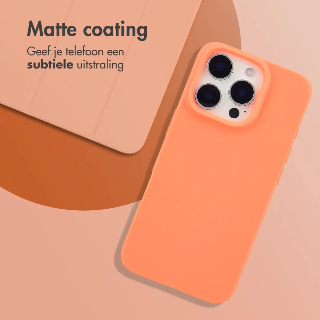 Imoshion Hoesje iPhone 16 Pro - Apricot Crush Orange