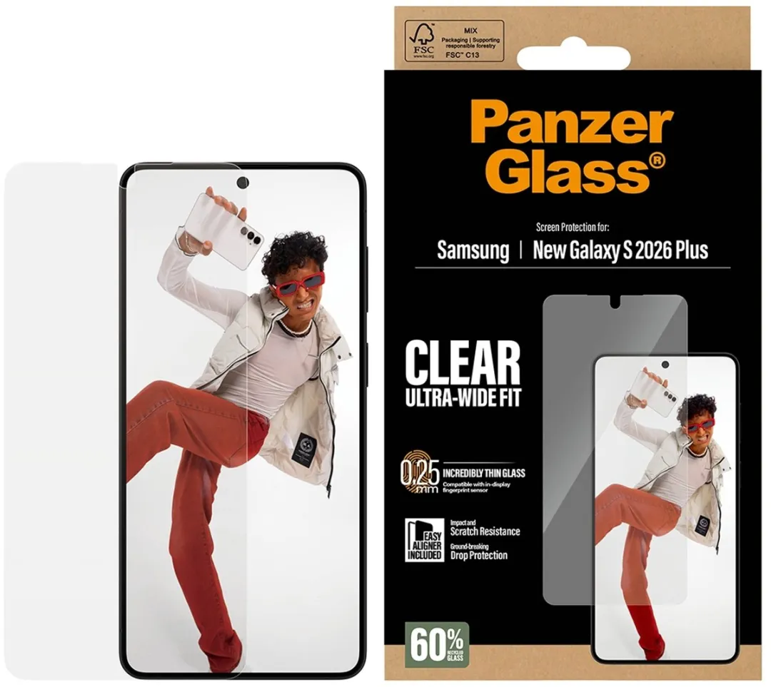 PanzerGlass Ultra-Wide Fit Screenprotector PG64161