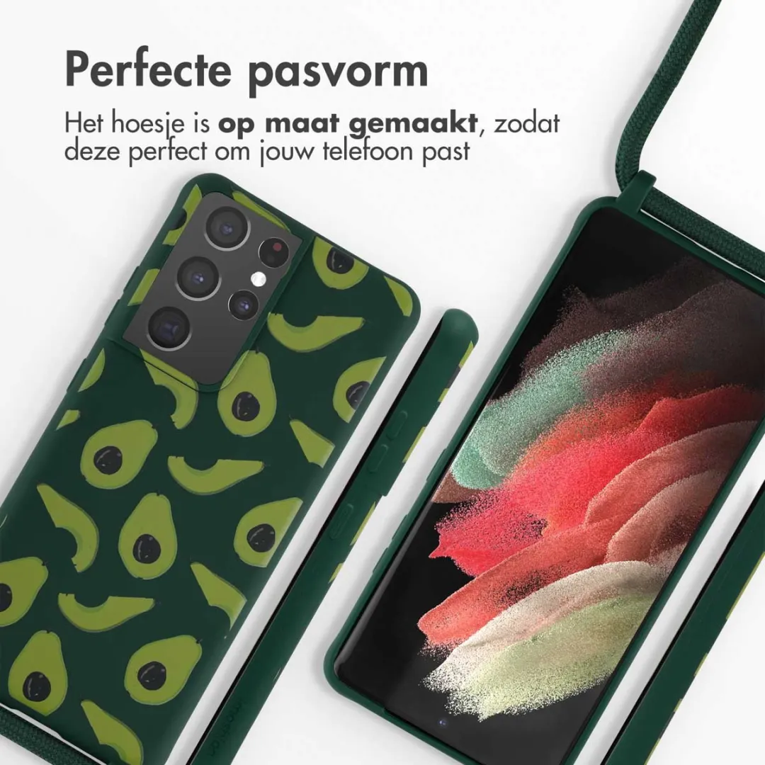 Imoshion Hoesje Samsung Galaxy S21 Ultra - Siliconen - Avocado Green