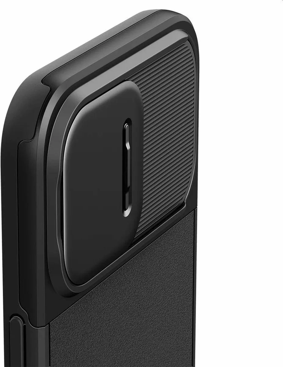 Spigen Optik Armor Magfit Case iPhone 15 Pro Max 12135 - Zwart